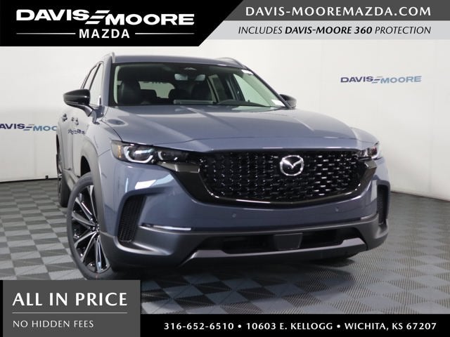 2026 Mazda Mazda CX-50 2.5 S Premium AWD in Polymetal Gray Metallic — front three-quarter view
