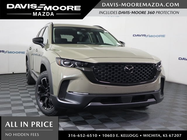 2026 Mazda Mazda CX-50 2.5 S Meridian Edition AWD in Zircon Sand Metallic — front three-quarter view