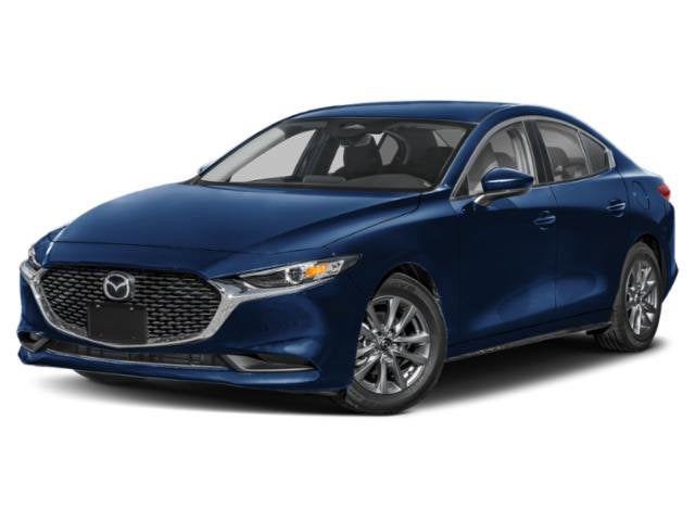 2026 Mazda Mazda3 Sedan 2.5 S in Deep Crystal Blue Mica — front three-quarter view