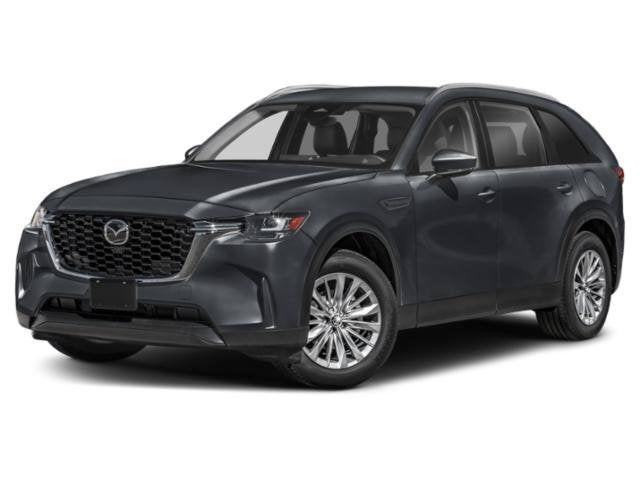 2026 Mazda Mazda CX-90 3.3 Turbo Select AWD in Deep Crystal Blue Mica — front three-quarter view