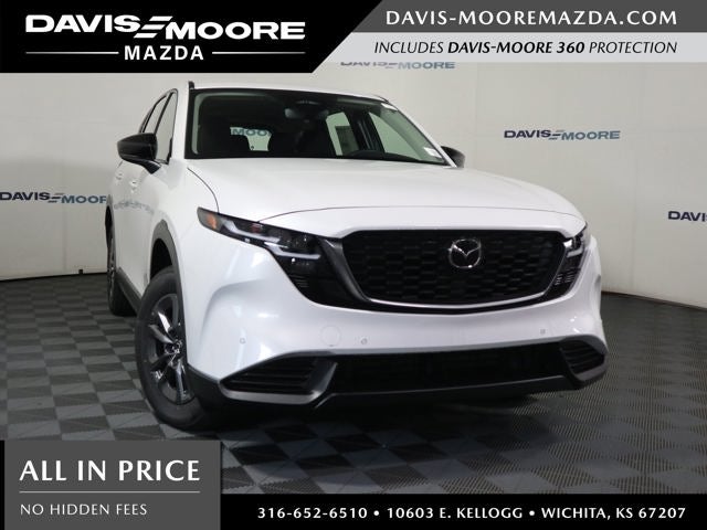 2026 Mazda Mazda CX-5 2.5 S AWD in Rhodium White Metallic — front three-quarter view