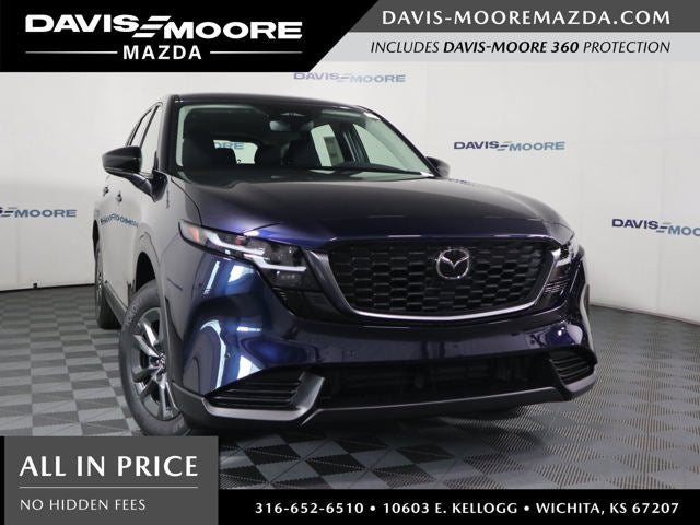 2026 Mazda Mazda CX-5 2.5 S AWD in Navy Blue Mica — front three-quarter view