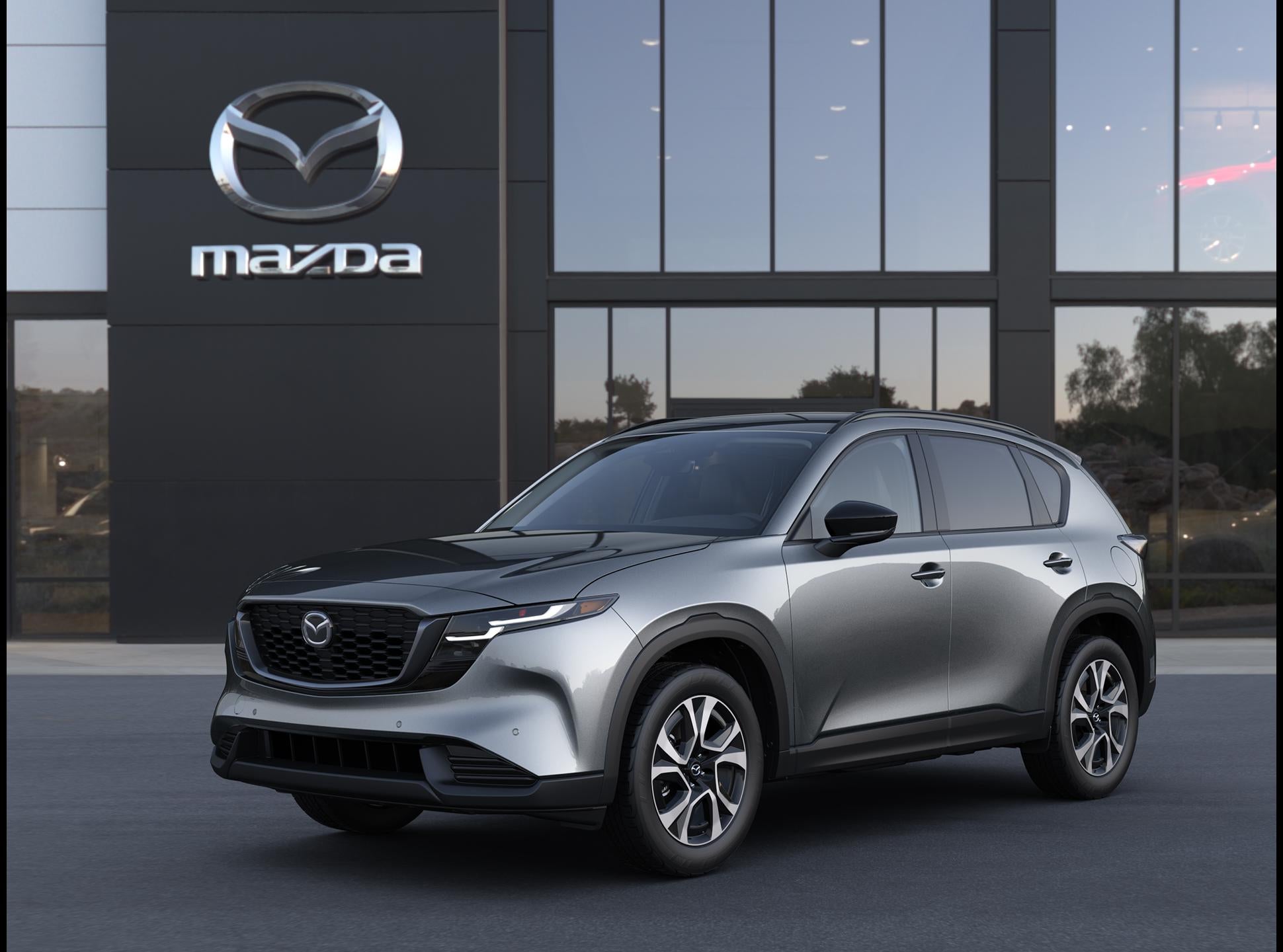 2026 Mazda Mazda CX-5 2.5 S Preferred AWD in Machine Gray Metallic — front three-quarter view