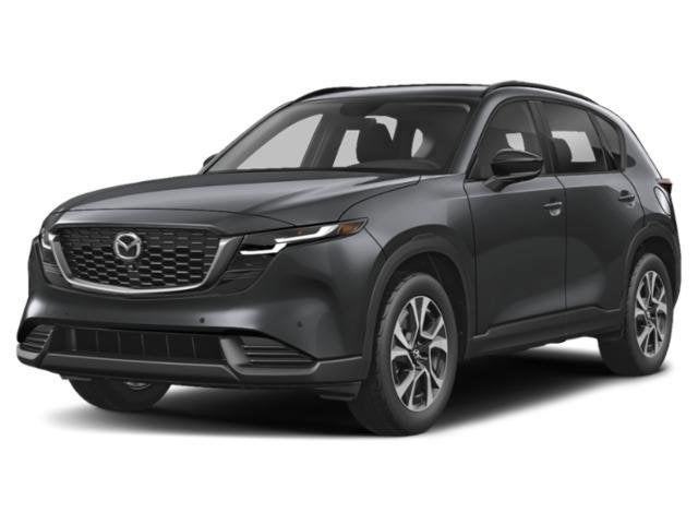 2026 Mazda Mazda CX-5 2.5 S Preferred AWD in Aero Gray Metallic — front three-quarter view