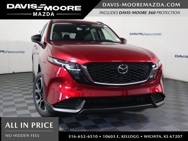 2026 Mazda Mazda CX-5 2.5 S Preferred AWD in Soul Red Crystal Metallic — front three-quarter view