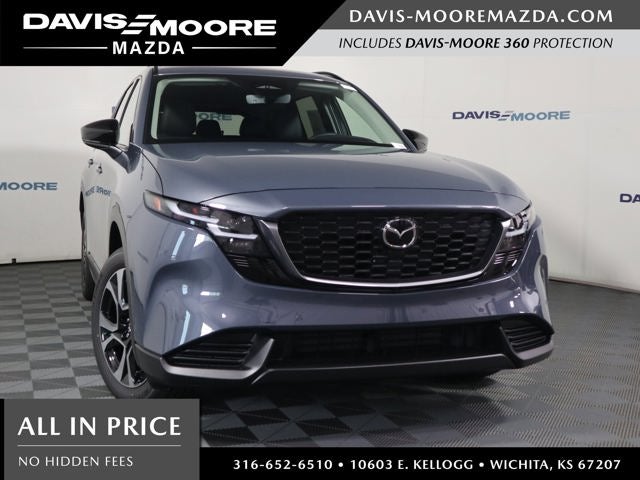 2026 Mazda Mazda CX-5 2.5 S Preferred AWD in Polymetal Gray Metallic — front three-quarter view