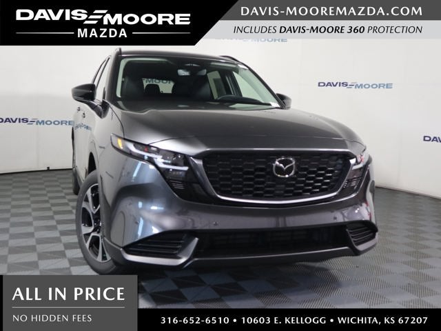 2026 Mazda Mazda CX-5 2.5 S Preferred AWD in Machine Gray Metallic — front three-quarter view