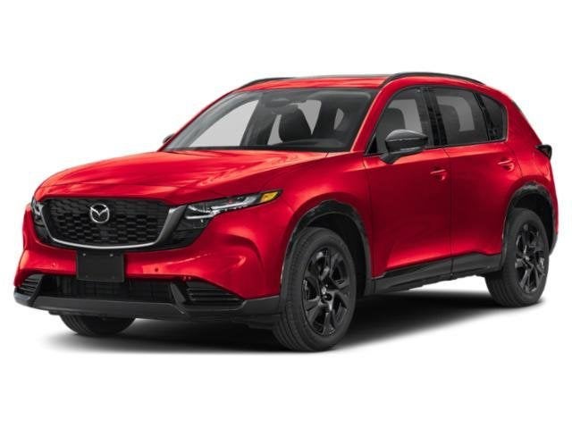 2026 Mazda Mazda CX-5 2.5 S Premium AWD in Soul Red Crystal Metallic — front three-quarter view