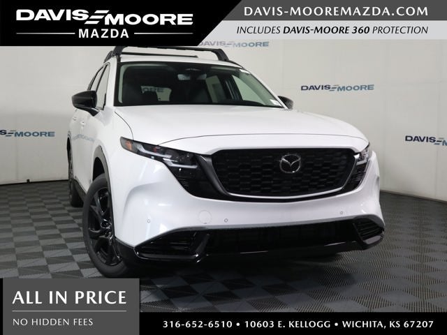 2026 Mazda Mazda CX-5 2.5 S Premium AWD in Rhodium White Metallic — front three-quarter view