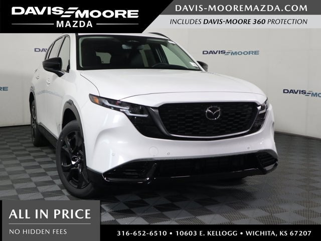2026 Mazda Mazda CX-5 2.5 S Premium AWD in Rhodium White Metallic — front three-quarter view