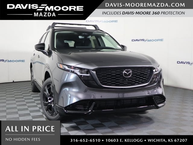 2026 Mazda Mazda CX-5 2.5 S Premium Plus AWD in Machine Gray Metallic — front three-quarter view