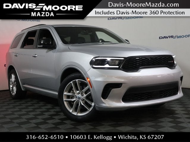 2024 Dodge Durango GT Plus in Triple Nickel — front three-quarter view
