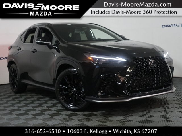 2024 Lexus NX NX 350 F SPORT Handling in Obsidian — front three-quarter view