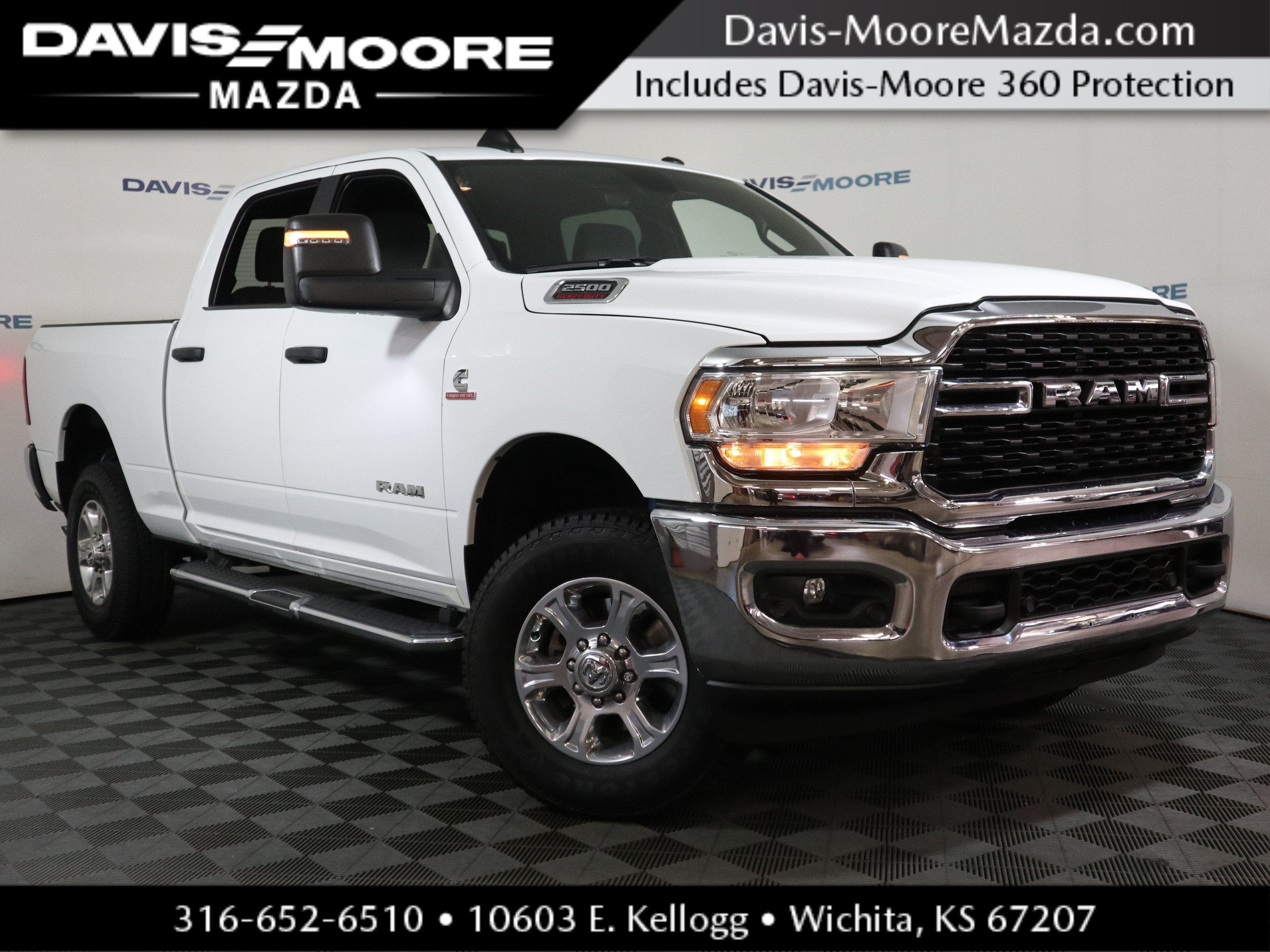 2024 RAM 2500 Big Horn in Bright White Clearcoat — front three-quarter view