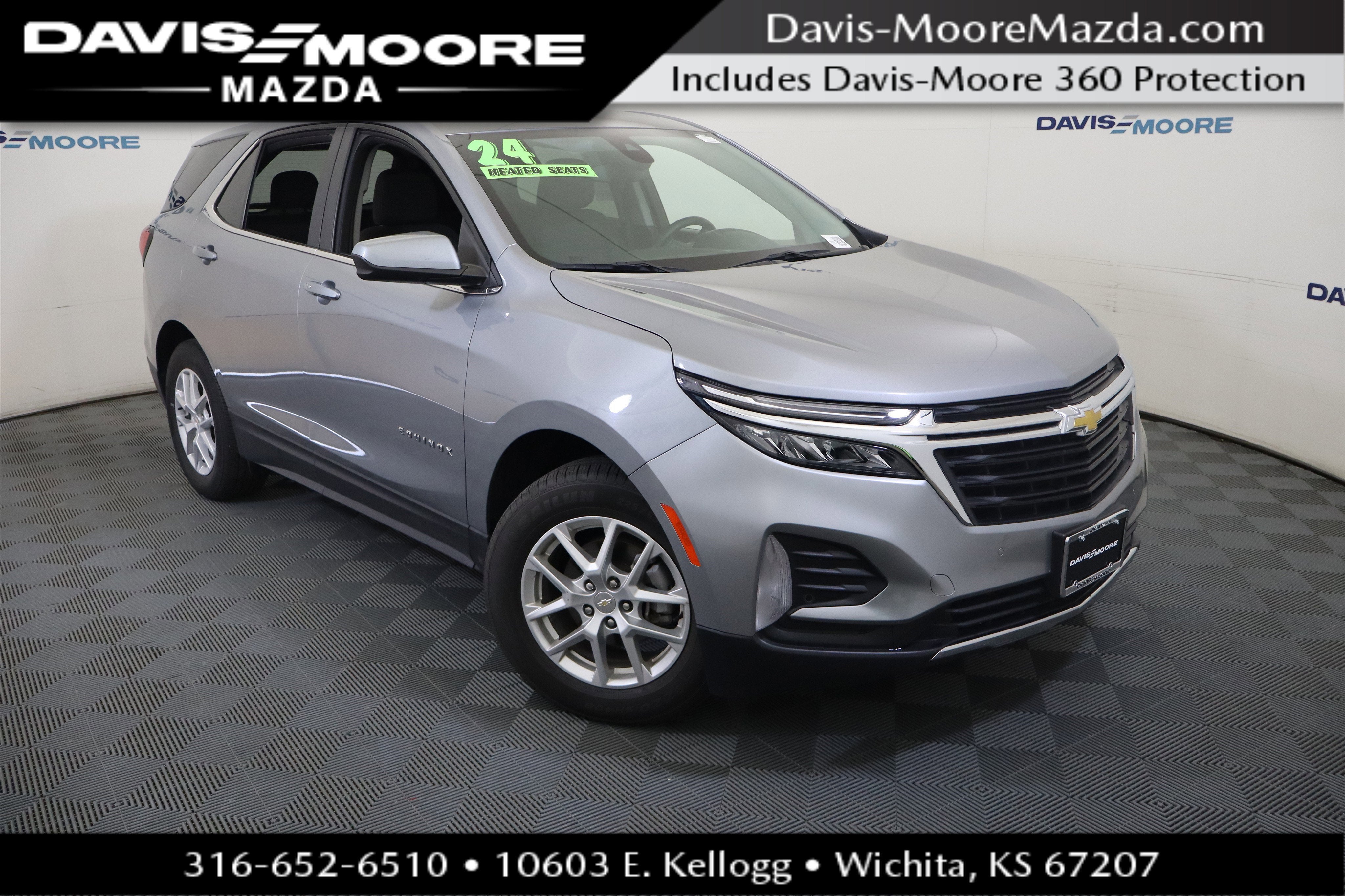 2024 Chevrolet Equinox LT in Sterling Gray Metallic — front three-quarter view