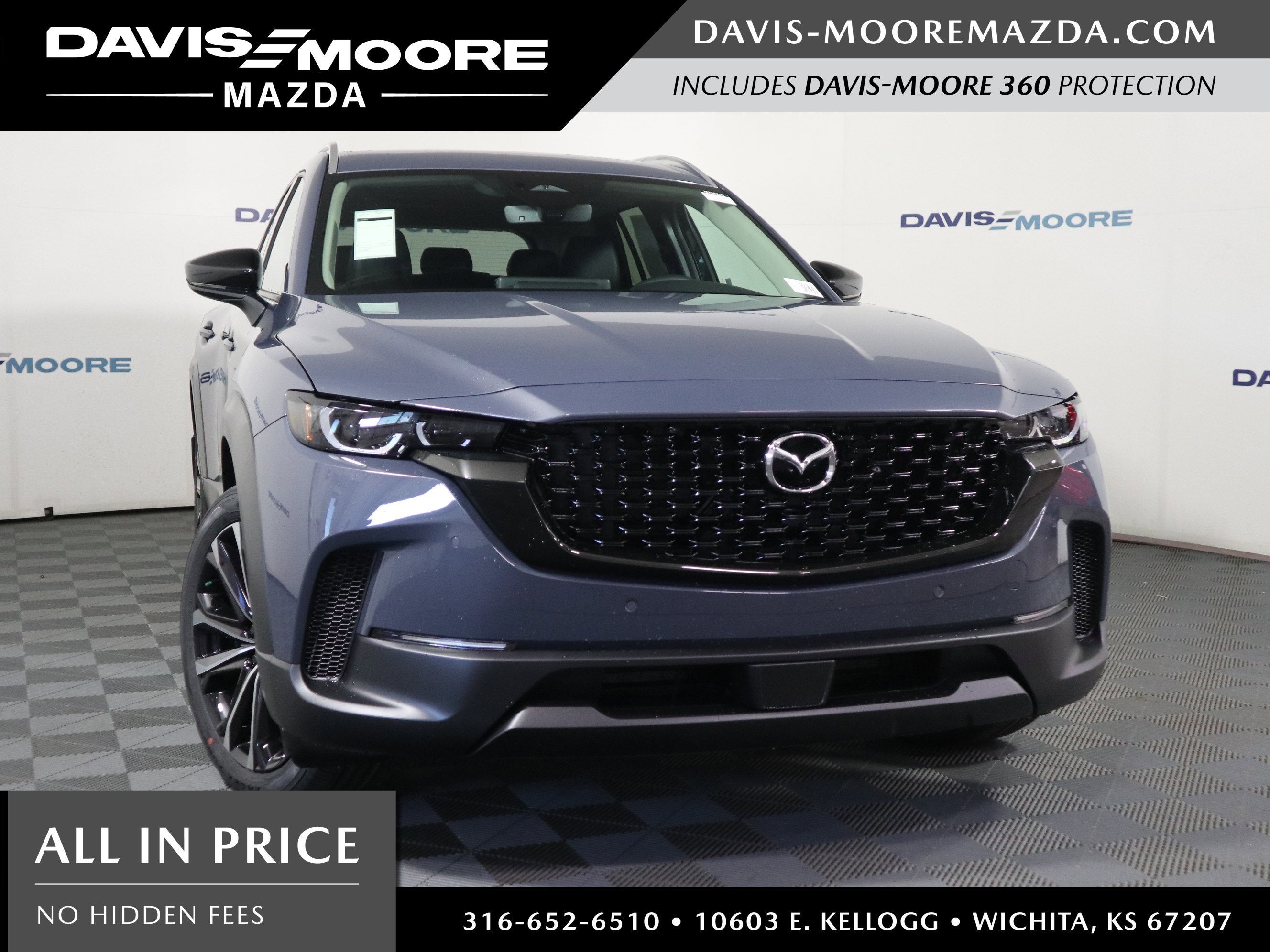 2026 Mazda Mazda CX-50 2.5 S Premium AWD in Polymetal Gray Metallic — front three-quarter view