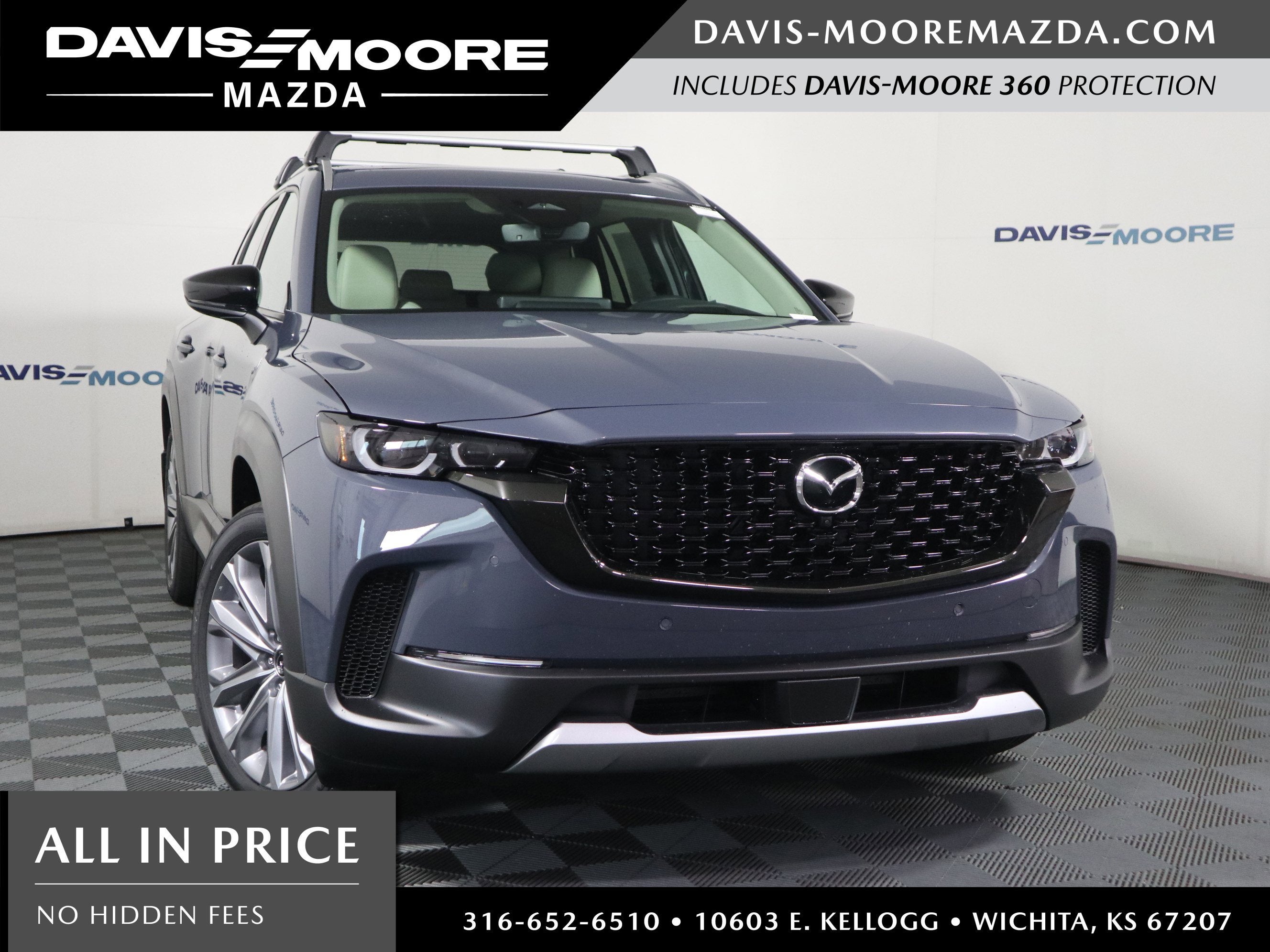2026 Mazda Mazda CX-50 2.5 Turbo Premium Plus AWD in Polymetal Gray Metallic — front three-quarter view