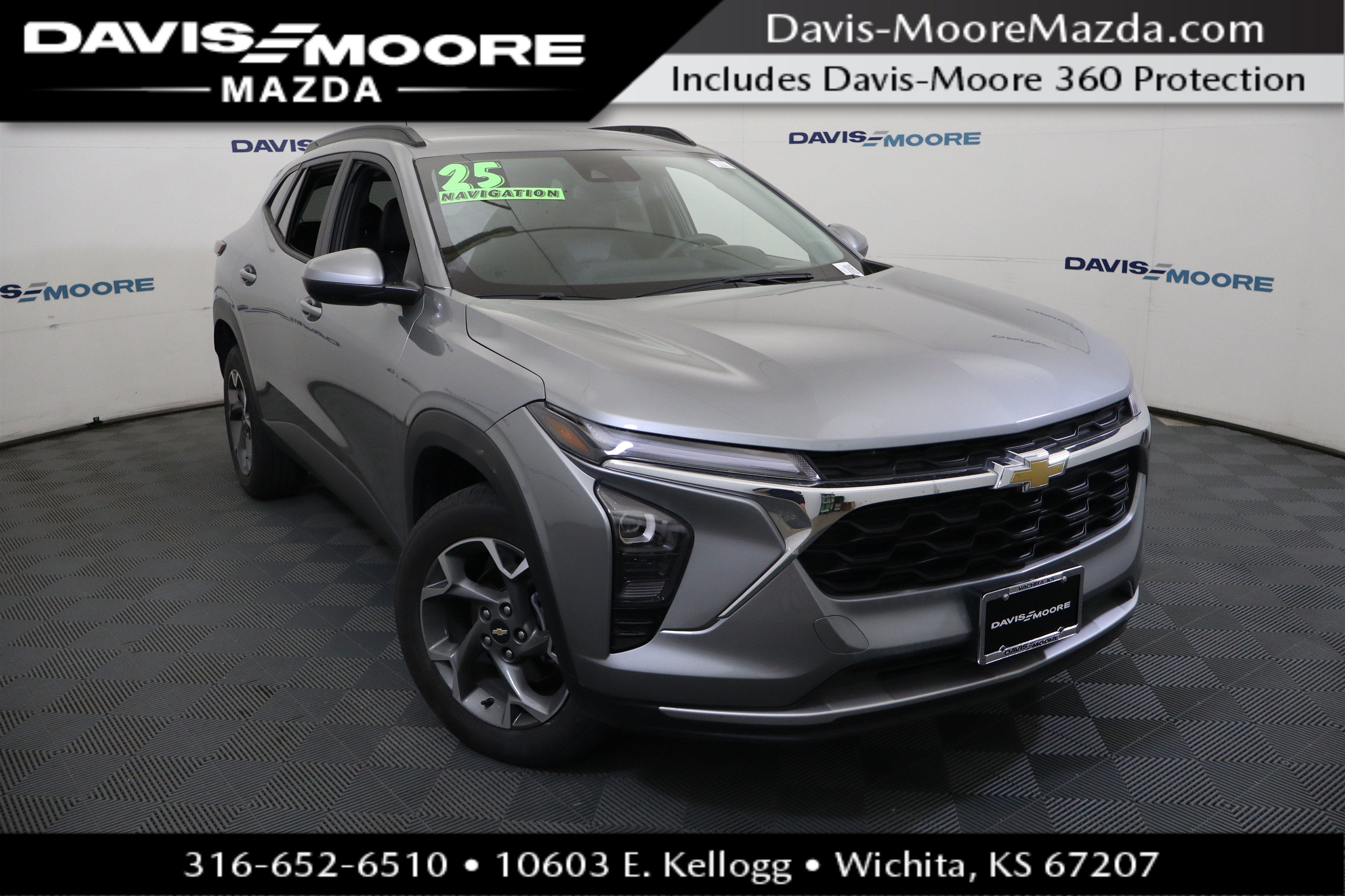 2025 Chevrolet Trax LT in Sterling Gray Metallic — front three-quarter view